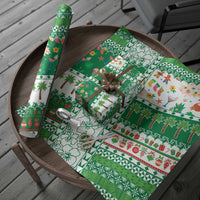 Norfolk Island Christmas Wrapping Paper Festive Beach Vibes LT05 - Polynesian Pride