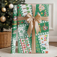 Norfolk Island Christmas Wrapping Paper Festive Beach Vibes LT05 - Polynesian Pride