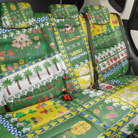 Pitcairn Islands Christmas Back Car Seat Cover Festive Beach Vibes LT05 - Polynesian Pride
