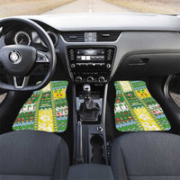 Pitcairn Islands Christmas Car Mats Festive Beach Vibes - Polynesian Pride