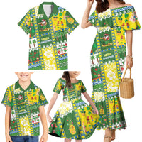 Pitcairn Islands Christmas Family Matching Mermaid Dress and Hawaiian Shirt Festive Beach Vibes LT05 - Polynesian Pride