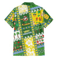 Pitcairn Islands Christmas Family Matching Mermaid Dress and Hawaiian Shirt Festive Beach Vibes LT05 - Polynesian Pride
