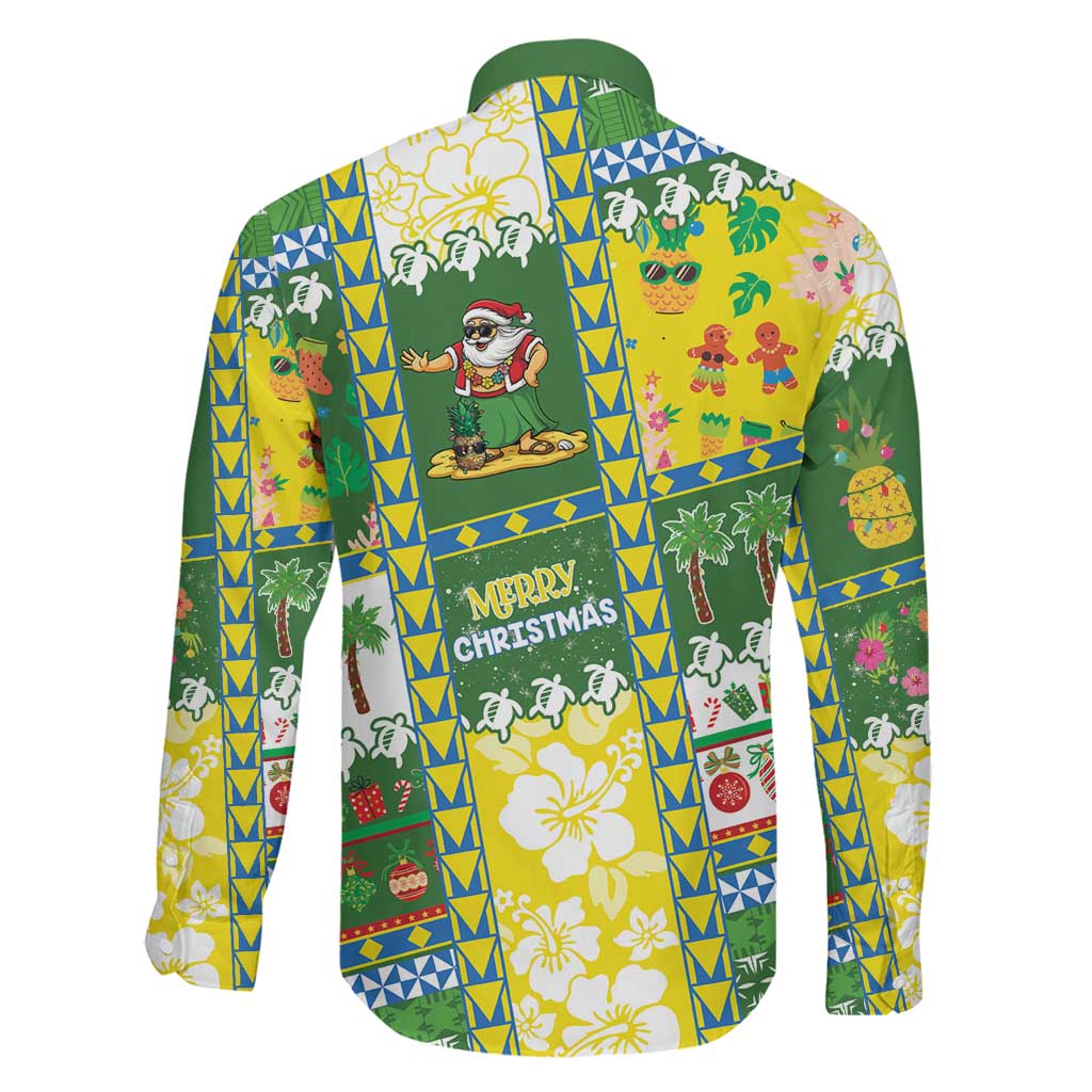 Pitcairn Islands Christmas Family Matching Summer Maxi Dress and Hawaiian Shirt Festive Beach Vibes LT05 - Polynesian Pride