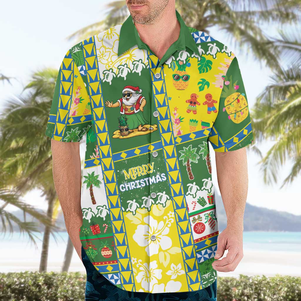 Pitcairn Islands Christmas Hawaiian Shirt Festive Beach Vibes - Polynesian Pride