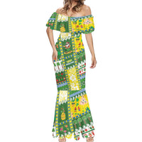 Pitcairn Islands Christmas Mermaid Dress Festive Beach Vibes LT05 - Polynesian Pride