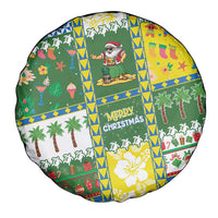 Pitcairn Islands Christmas Spare Tire Cover Festive Beach Vibes LT05 - Polynesian Pride