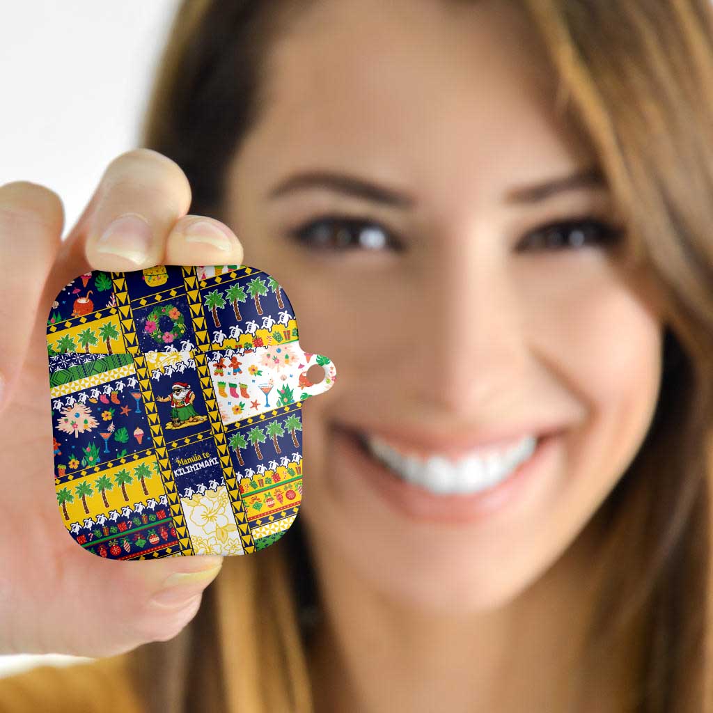 Tokelau Christmas AirPods Case Festive Beach Vibes - Polynesian Pride