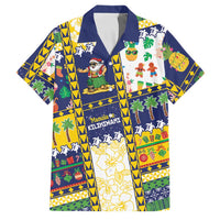 Tokelau Christmas Family Matching Mermaid Dress and Hawaiian Shirt Festive Beach Vibes LT05 Dad's Shirt - Short Sleeve Colorful - Polynesian Pride