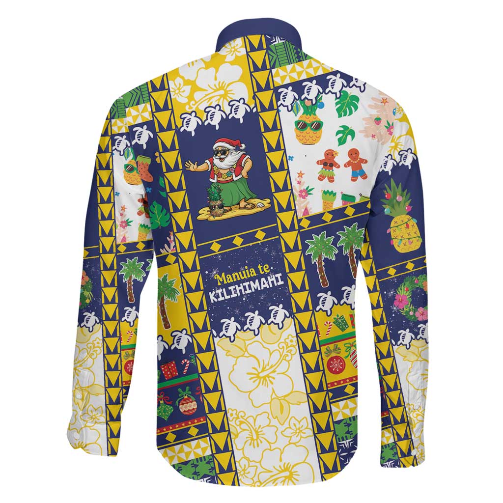 Tokelau Christmas Family Matching Off The Shoulder Long Sleeve Dress and Hawaiian Shirt Festive Beach Vibes LT05 - Polynesian Pride