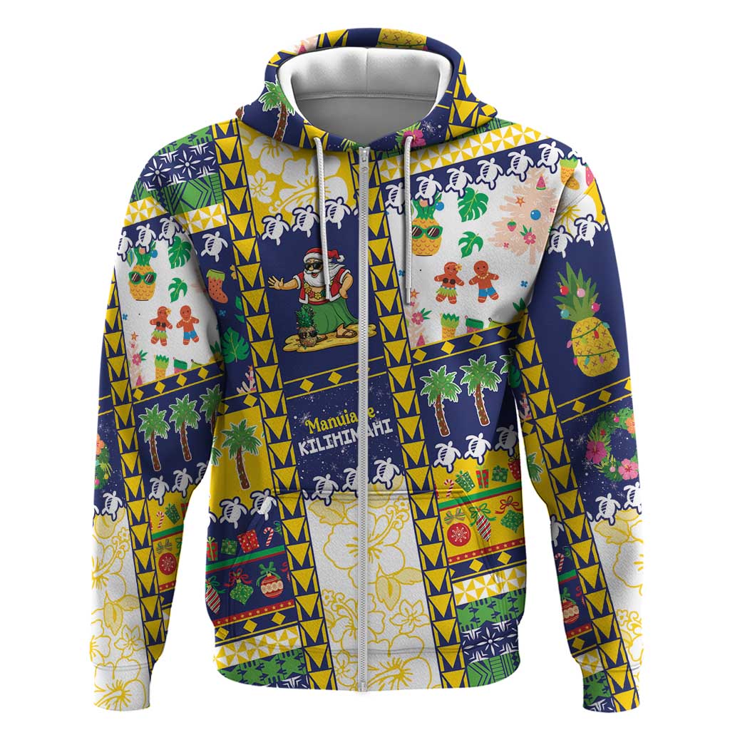 Tokelau Christmas Hoodie Festive Beach Vibes - Polynesian Pride