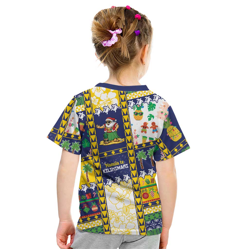 Tokelau Christmas Kid T Shirt Festive Beach Vibes LT05 - Polynesian Pride