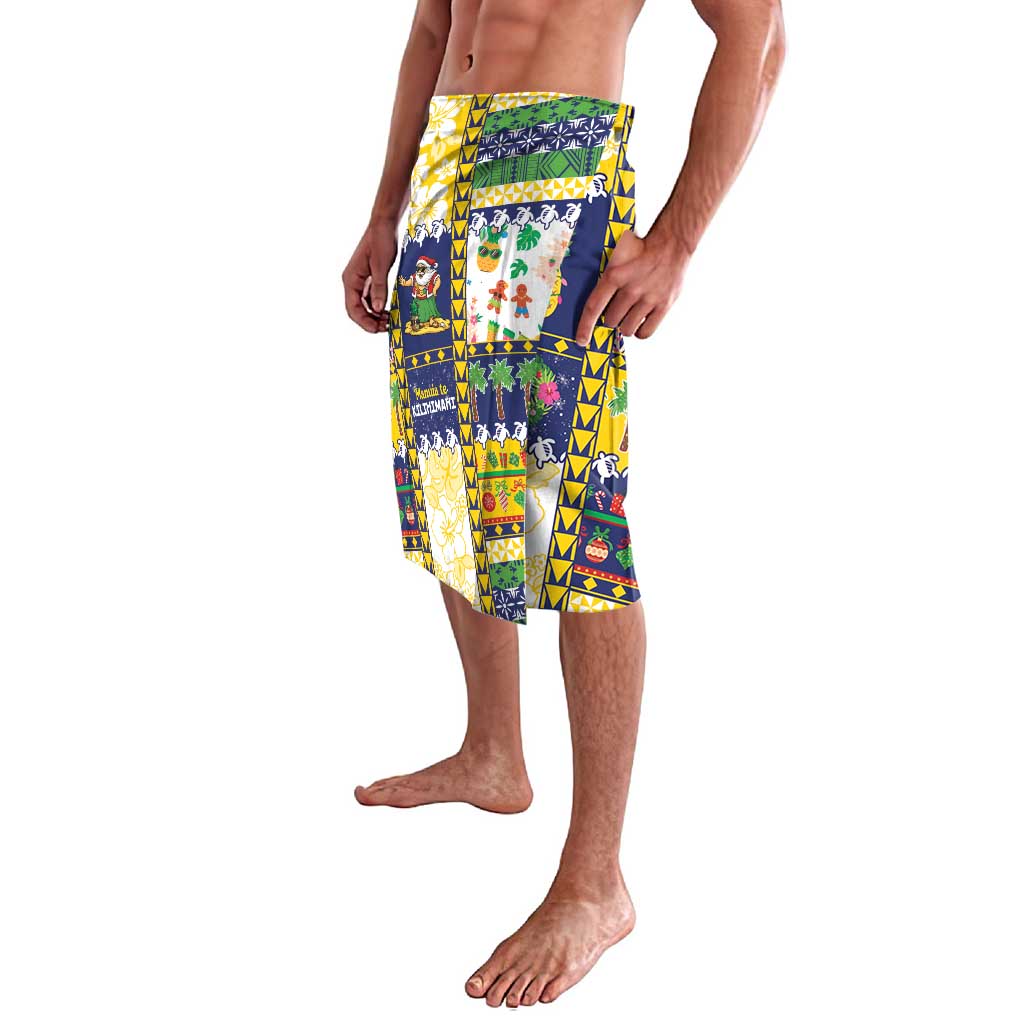 Tokelau Christmas Lavalava Festive Beach Vibes - Polynesian Pride