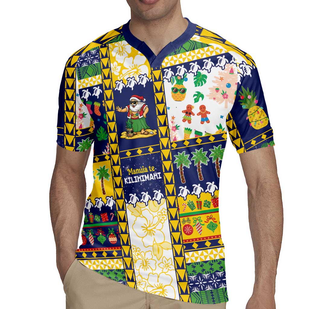 Tokelau Christmas Rugby Jersey Festive Beach Vibes - Polynesian Pride