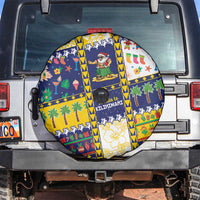 Tokelau Christmas Spare Tire Cover Festive Beach Vibes LT05 Colorful - Polynesian Pride