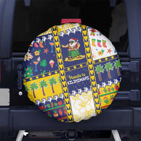 Tokelau Christmas Spare Tire Cover Festive Beach Vibes LT05 No hole Colorful - Polynesian Pride