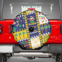 Tokelau Christmas Spare Tire Cover Festive Beach Vibes LT05 - Polynesian Pride