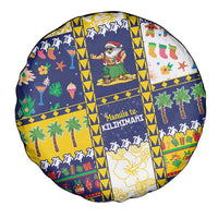 Tokelau Christmas Spare Tire Cover Festive Beach Vibes LT05 - Polynesian Pride