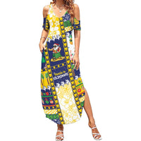 Tokelau Christmas Summer Maxi Dress Festive Beach Vibes - Polynesian Pride