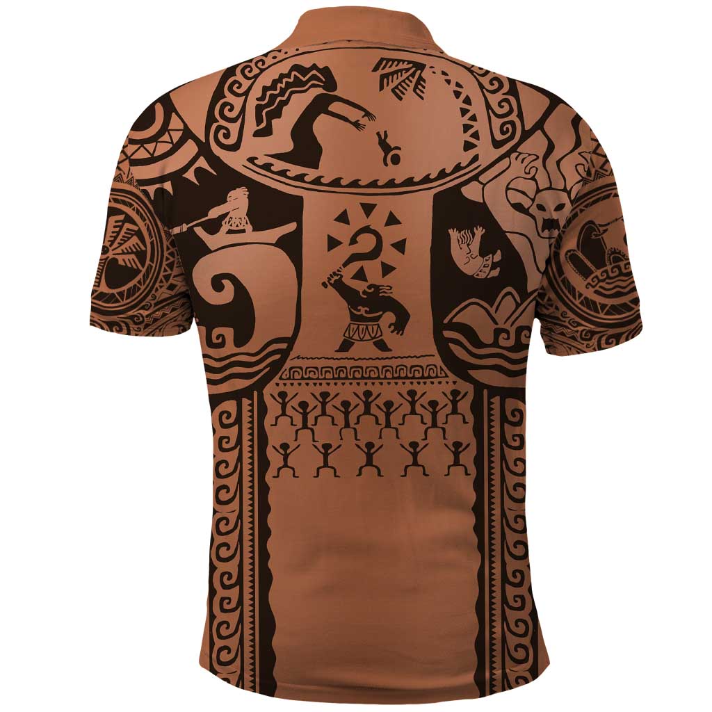 Polynesia Maui Tattoo Inspired Cosplay Costume Polo Shirt LT05 - Polynesian Pride