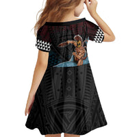 Hawaii Ikaika Family Matching Mermaid Dress and Hawaiian Shirt Hawaiian Mythic Koa Tribal Warrior LT05 - Polynesian Pride