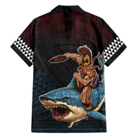 Hawaii Ikaika Family Matching Puletasi and Hawaiian Shirt Hawaiian Mythic Koa Tribal Warrior LT05 - Polynesian Pride