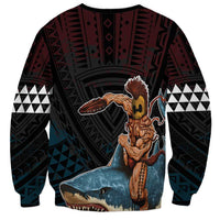 Hawaii Ikaika Sweatshirt Hawaiian Mythic Koa Tribal Warrior LT05 - Polynesian Pride