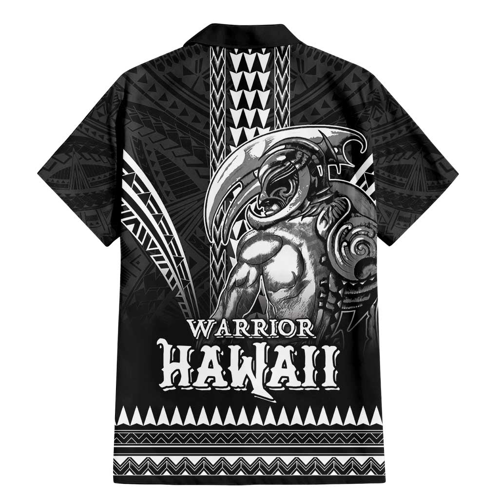 Hawaiian Ikaika Warrior Family Matching Mermaid Dress and Hawaiian Shirt Tribal Pattern LT05 - Polynesian Pride