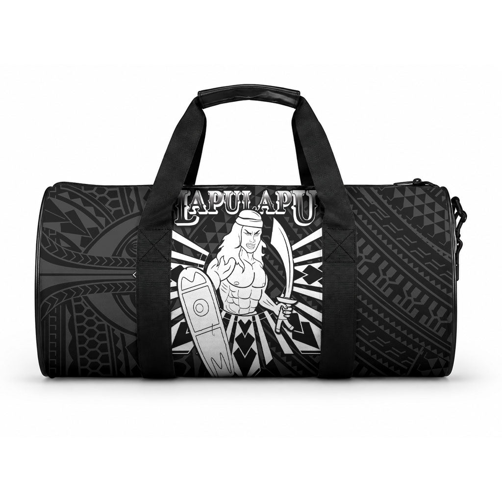 Philippines Tribal Duffle Bag King Lapu Lapu Black Version