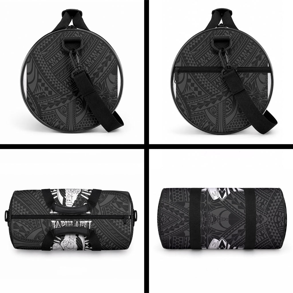 Philippines Tribal Duffle Bag King Lapu Lapu Black Version