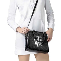 Philippines Tribal Shoulder Handbag King Lapu Lapu Black Version