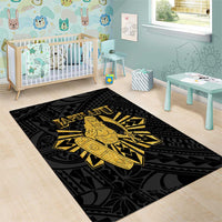 Philippines Tribal Area Rug King Lapu Lapu Gold Version