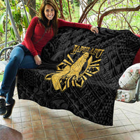 Philippines Tribal Quilt King Lapu Lapu Gold Version