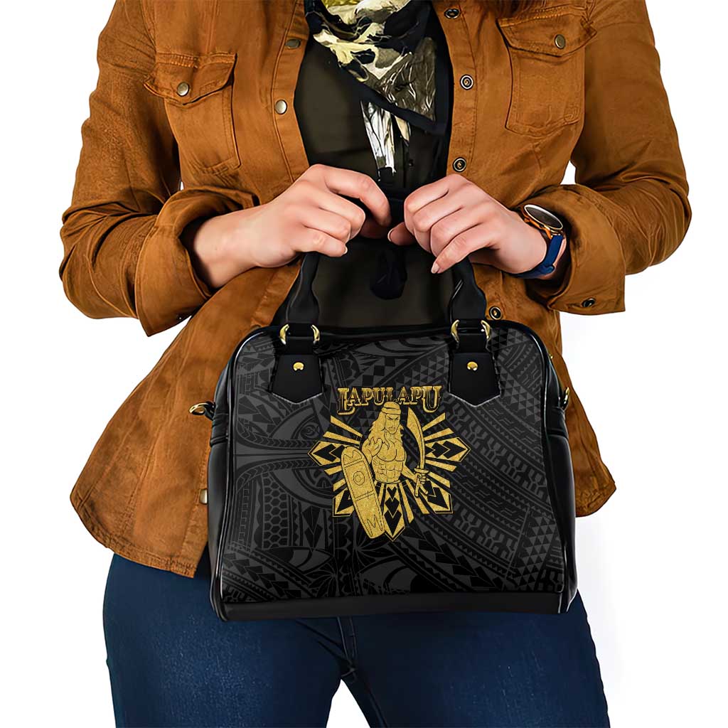 Philippines Tribal Shoulder Handbag King Lapu Lapu Gold Version