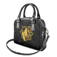 Philippines Tribal Shoulder Handbag King Lapu Lapu Gold Version