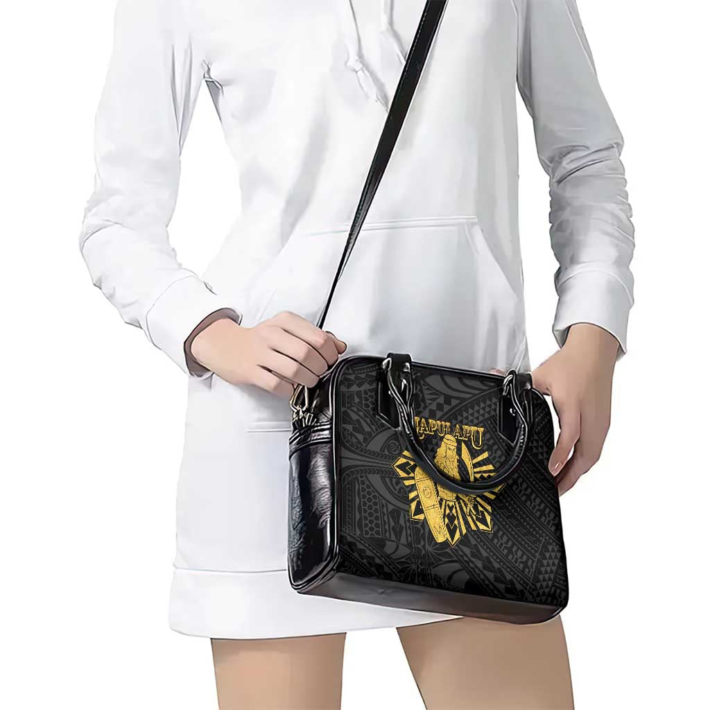 Philippines Tribal Shoulder Handbag King Lapu Lapu Gold Version