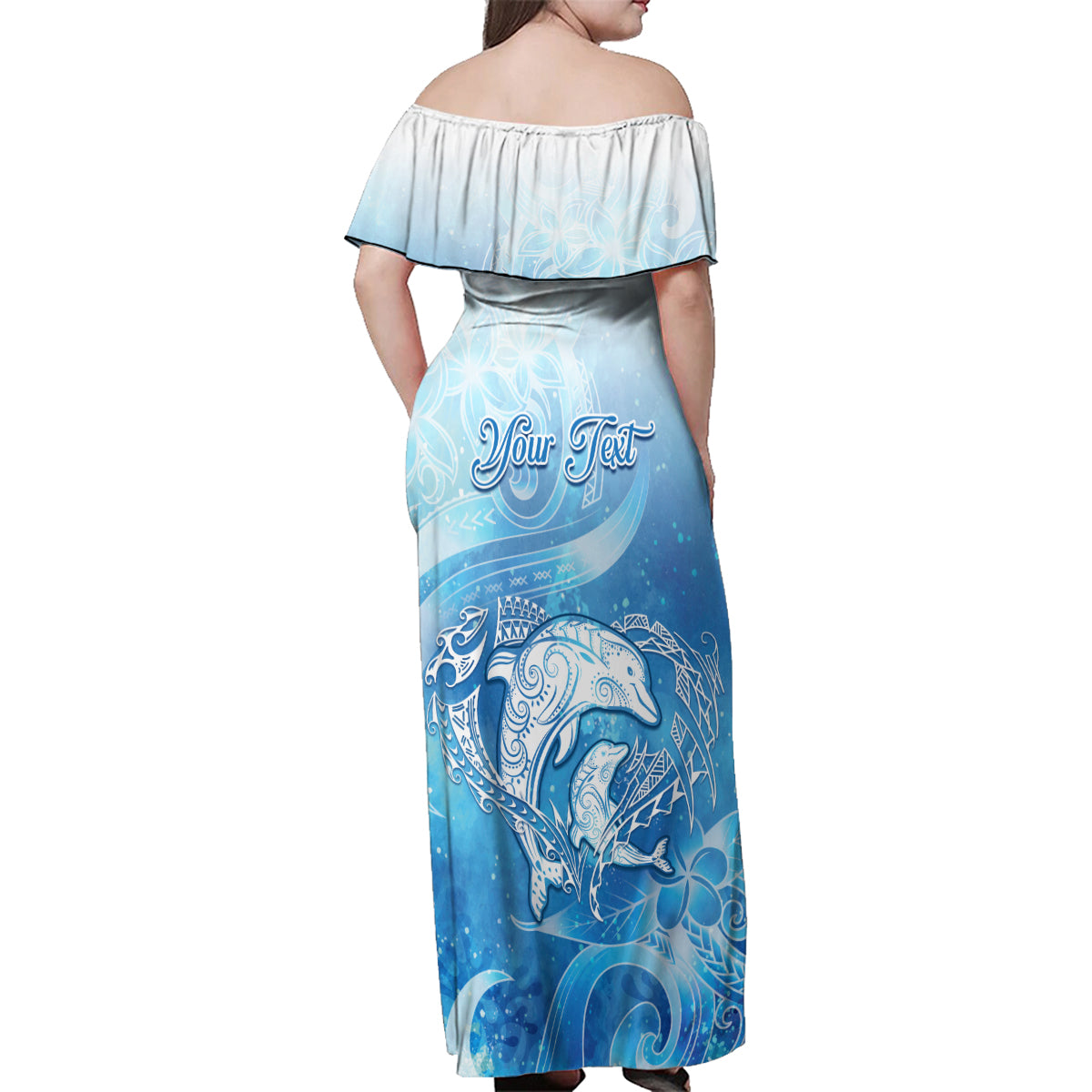Mother's Love Is Deeper Than Ocean Family Matching Off Shoulder Maxi Dress and Hawaiian Shirt Polynesian Style LT05 - Polynesian Pride