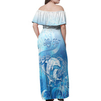 Mother's Love Is Deeper Than Ocean Family Matching Off Shoulder Maxi Dress and Hawaiian Shirt Polynesian Style LT05 - Polynesian Pride