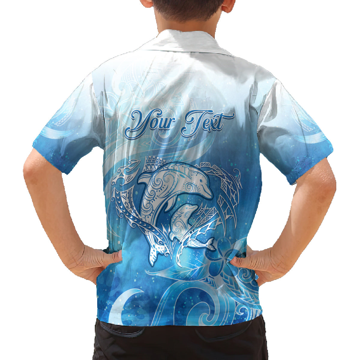 Mother's Love Is Deeper Than Ocean Family Matching Off Shoulder Short Dress and Hawaiian Shirt Polynesian Style LT05 - Polynesian Pride