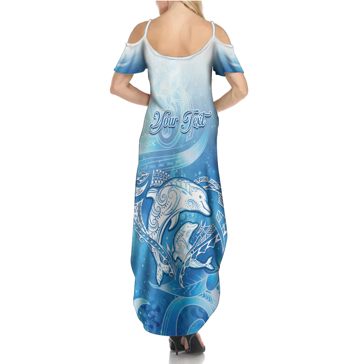 Mother's Love Is Deeper Than Ocean Family Matching Summer Maxi Dress and Hawaiian Shirt Polynesian Style LT05 - Polynesian Pride