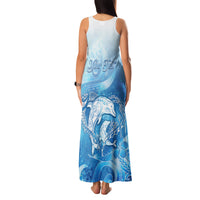 Mother's Love Is Deeper Than Ocean Family Matching Tank Maxi Dress and Hawaiian Shirt Polynesian Style LT05 - Polynesian Pride