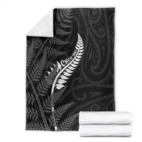 New Zealand Chur Bro Blanket Maori Koru With Silver Fern