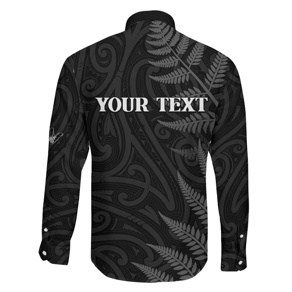 Personalised New Zealand Chur Bro Family Matching Mermaid Dress and Hawaiian Shirt Maori Koru With Silver Fern LT05 - Polynesian Pride