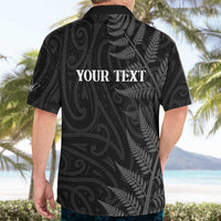 Personalised New Zealand Chur Bro Hawaiian Shirt Maori Koru With Silver Fern