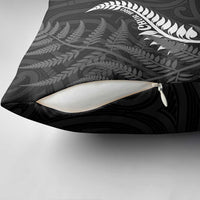 New Zealand Chur Bro Pillow Cover Maori Koru With Silver Fern