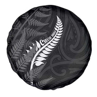 New Zealand Chur Bro Spare Tire Cover Maori Koru With Silver Fern