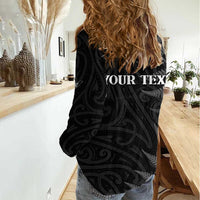 Personalised New Zealand Chur Bro Women Casual Shirt Maori Koru With Silver Fern LT05 - Polynesian Pride