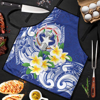Northern Mariana Islands Apron Polynesian Pattern With Frangipani