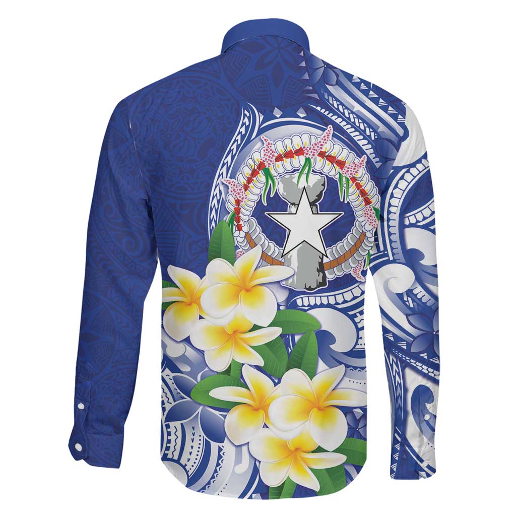Northern Mariana Islands Family Matching Off Shoulder Maxi Dress and Hawaiian Shirt Polynesian Pattern With Frangipani LT05 - Polynesian Pride
