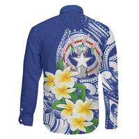 Northern Mariana Islands Family Matching Tank Maxi Dress and Hawaiian Shirt Polynesian Pattern With Frangipani LT05 - Polynesian Pride
