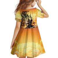 Hawaii Memorial Day Family Matching Off Shoulder Short Dress and Hawaiian Shirt Remember Their Sacrifice LT05 - Polynesian Pride
